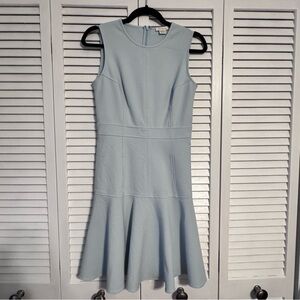 Shoshanna Blue Sleeveless Fit & Flare Dress – Size 2, Made in USA